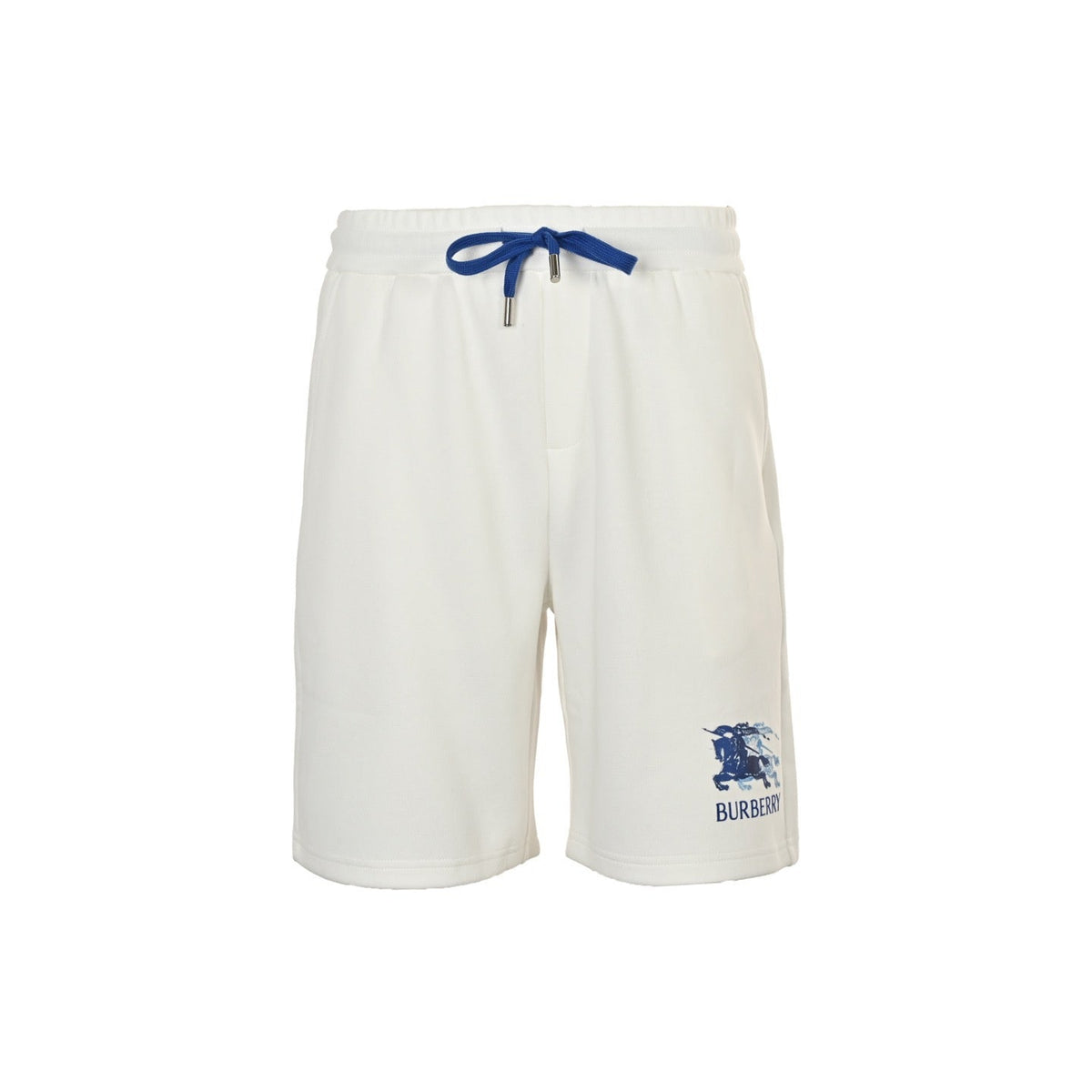 Cream Cotton Crest Drawstring - Men's