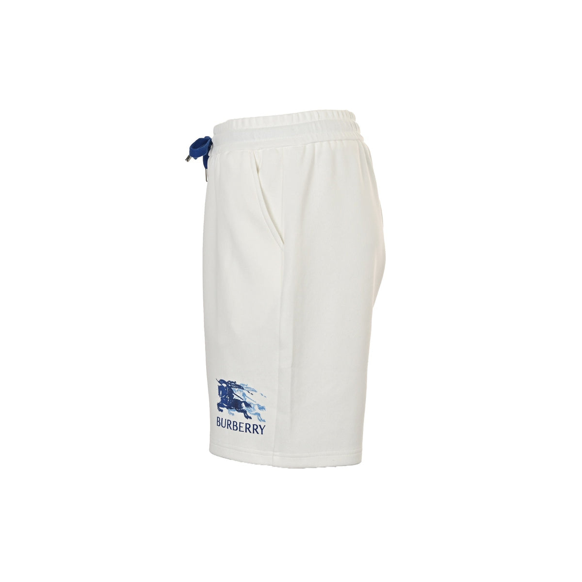 Cream Cotton Crest Drawstring - Men's