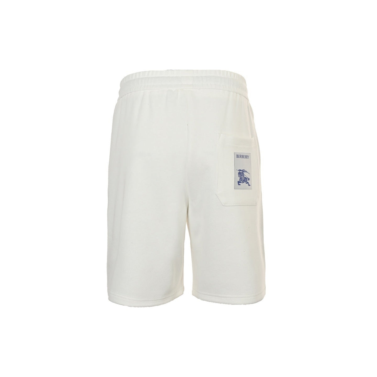Cream Cotton Crest Drawstring - Men's