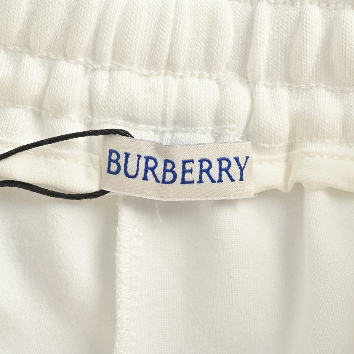 Cream Cotton Crest Drawstring - Men's