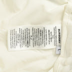 Cream Cotton Crest Drawstring - Men's