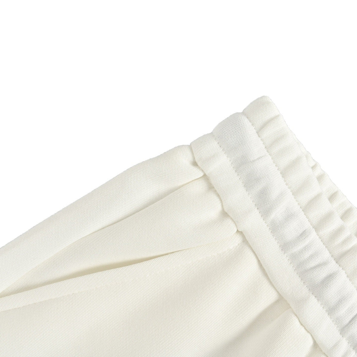 Cream Cotton Crest Drawstring - Men's