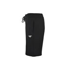 Black Jersey Plain Drawstring - Men's