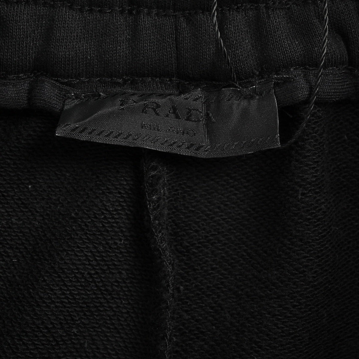 Black Jersey Plain Drawstring - Men's