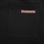 Black Jersey Plain Drawstring - Men's