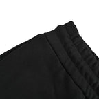Black Jersey Plain Drawstring - Men's