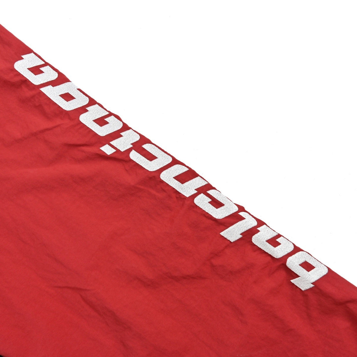 Red Nylon Panelled Track - Men's