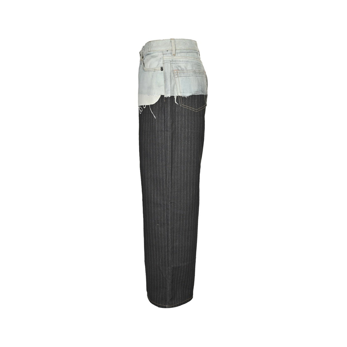 Blue Denim Two-Tone Straight - Men's