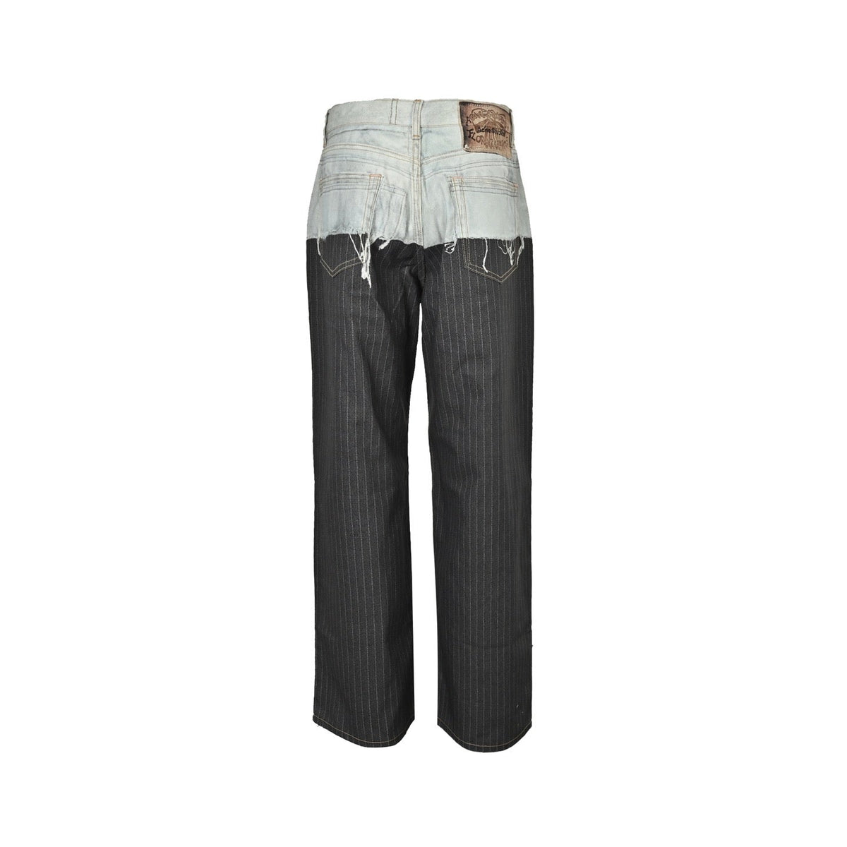 Blue Denim Two-Tone Straight - Men's