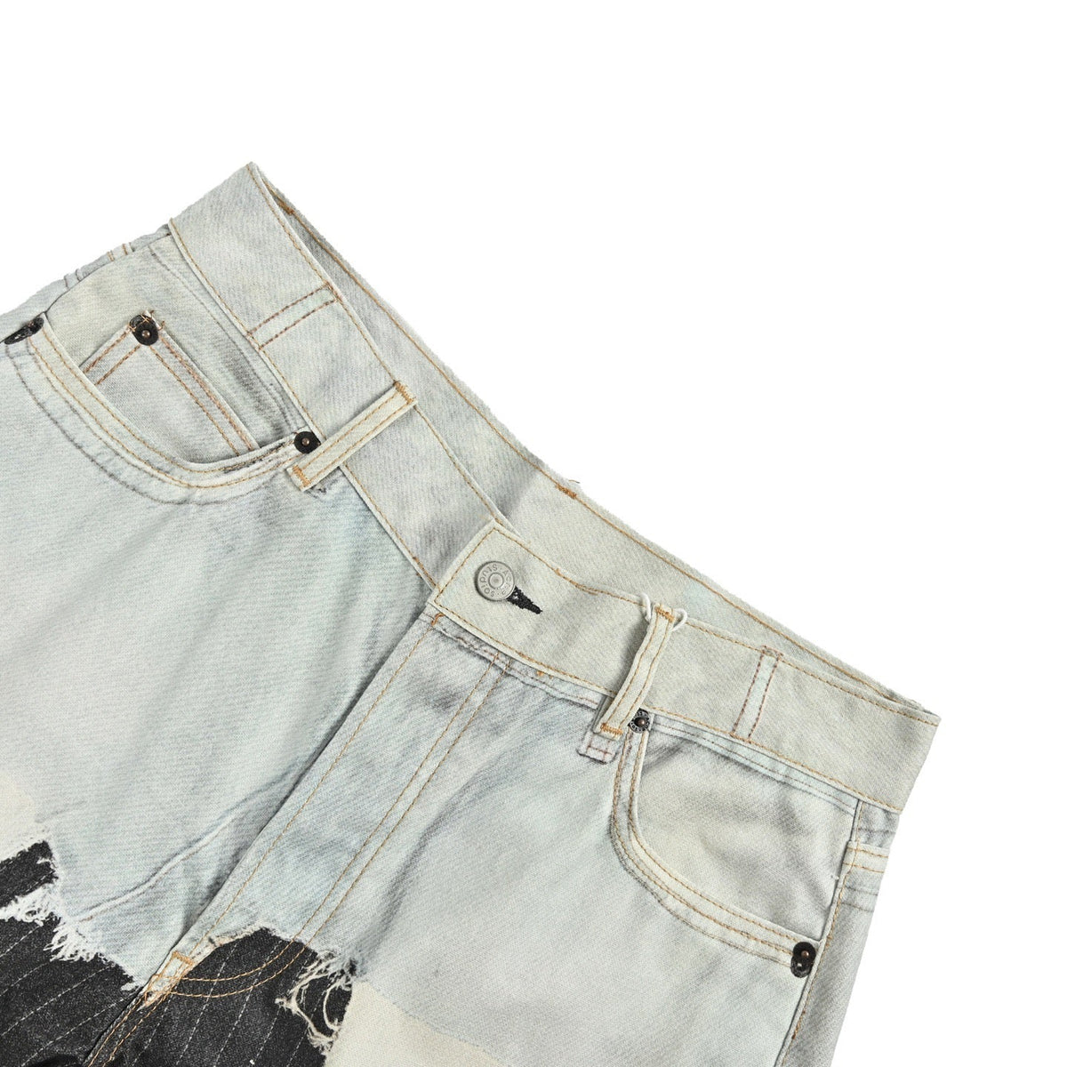 Blue Denim Two-Tone Straight - Men's