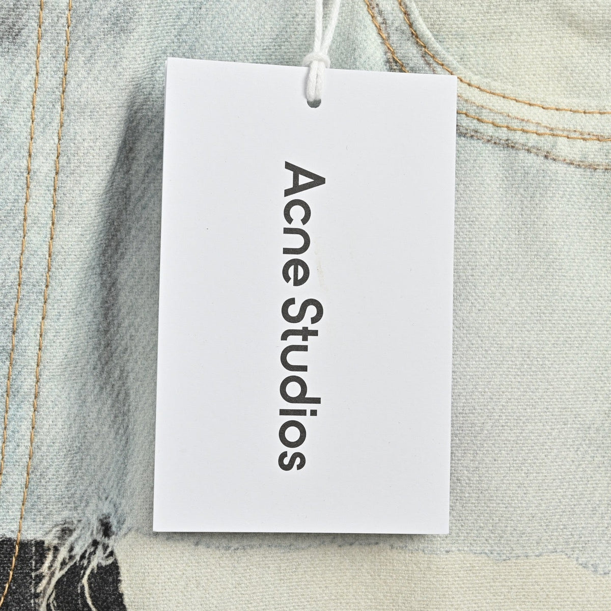 Blue Denim Two-Tone Straight - Men's