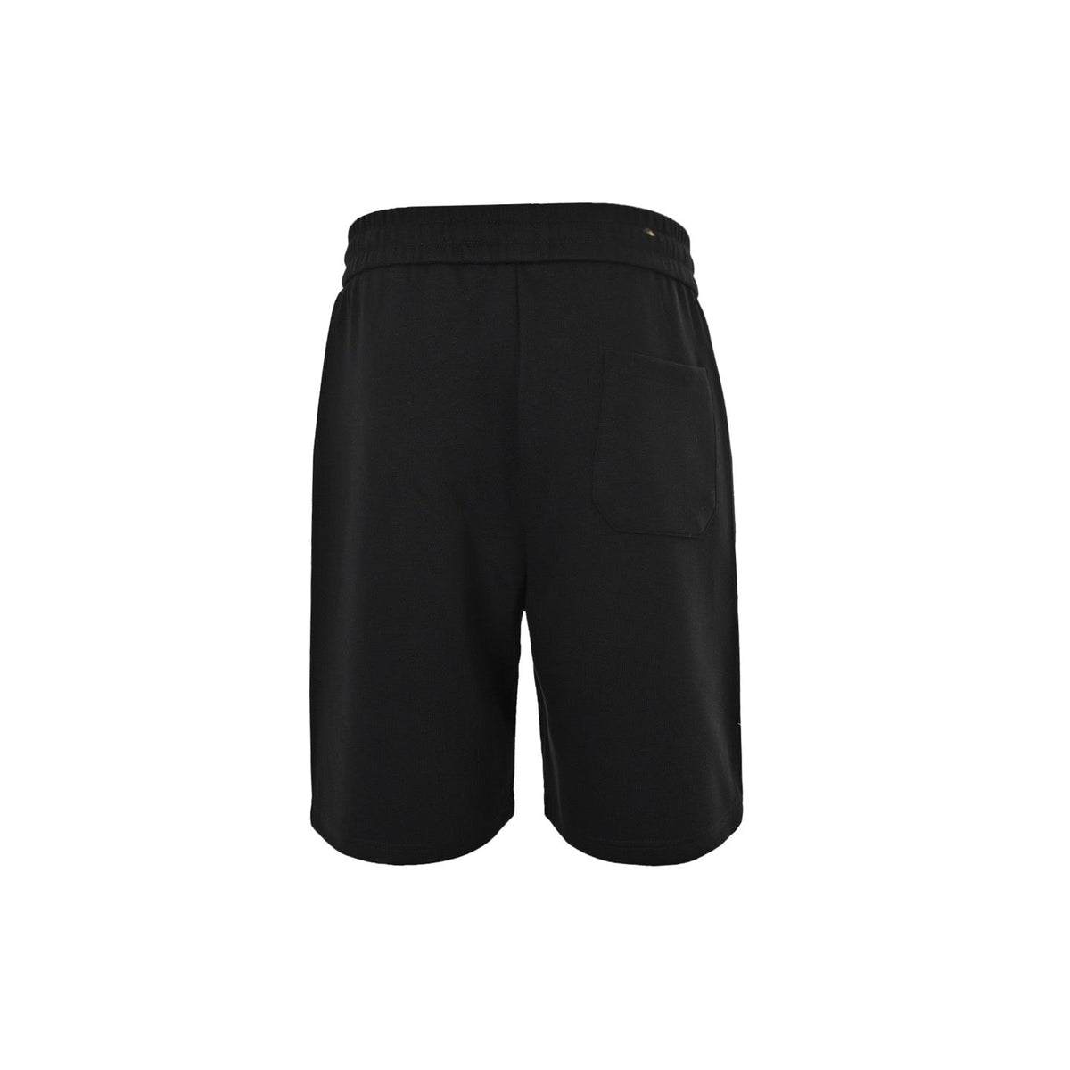 Black Cotton Anagram Drawstring - Men's