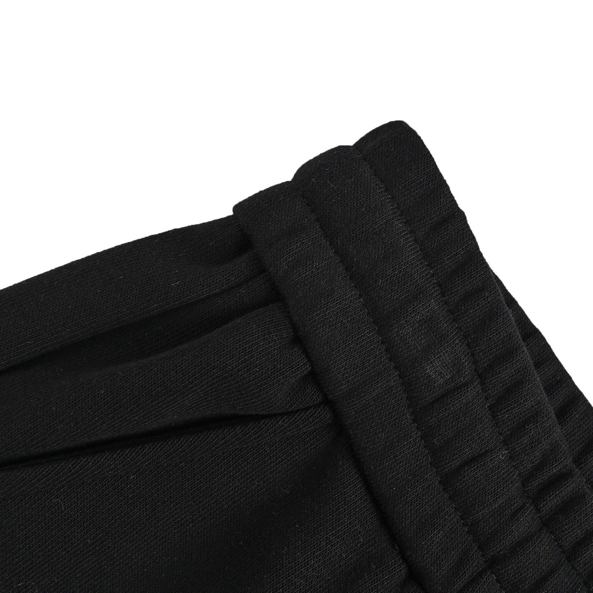 Black Cotton Anagram Drawstring - Men's