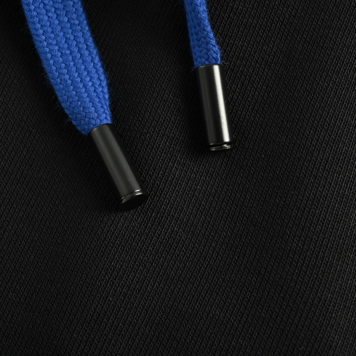 Black Nylon Contrast Tie Drawstring - Men's