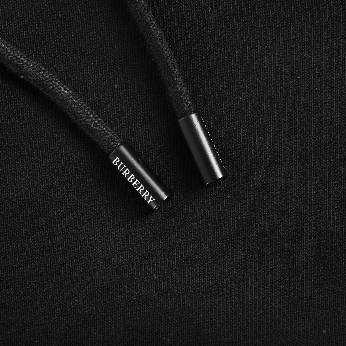 Black Jersey Contrast Stripe Drawstring - Men's
