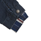 Navy Cotton Panelled Blouson - Men's