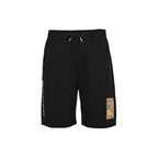 Black Cotton Side Patch Drawstring - Men's