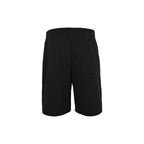Black Cotton Side Patch Drawstring - Men's