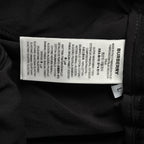 Black Cotton Side Patch Drawstring - Men's