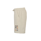 Black Cotton Side Patch Drawstring - Men's