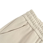 Black Cotton Side Patch Drawstring - Men's