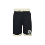 Black Jersey Contrast Trim Drawstring - Men's