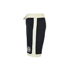 Black Jersey Contrast Trim Drawstring - Men's