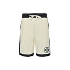 Black Jersey Contrast Trim Drawstring - Men's