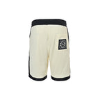 Black Jersey Contrast Trim Drawstring - Men's