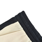 Black Jersey Contrast Trim Drawstring - Men's