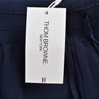 Black Jersey Bar Stripe Drawstring - Men's