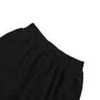Black Jersey Bar Stripe Drawstring - Men's