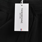 Black Jersey Bar Stripe Drawstring - Men's