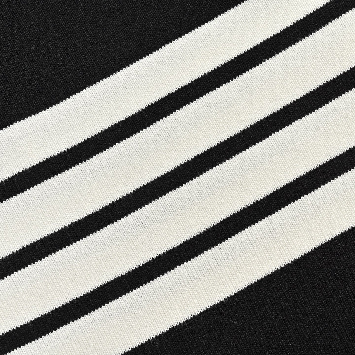 Black Jersey Bar Stripe Drawstring - Men's