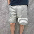Navy Nylon Bar Stripe Athletic - Men's