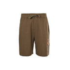 Brown Jersey Motif Drawstring - Men's