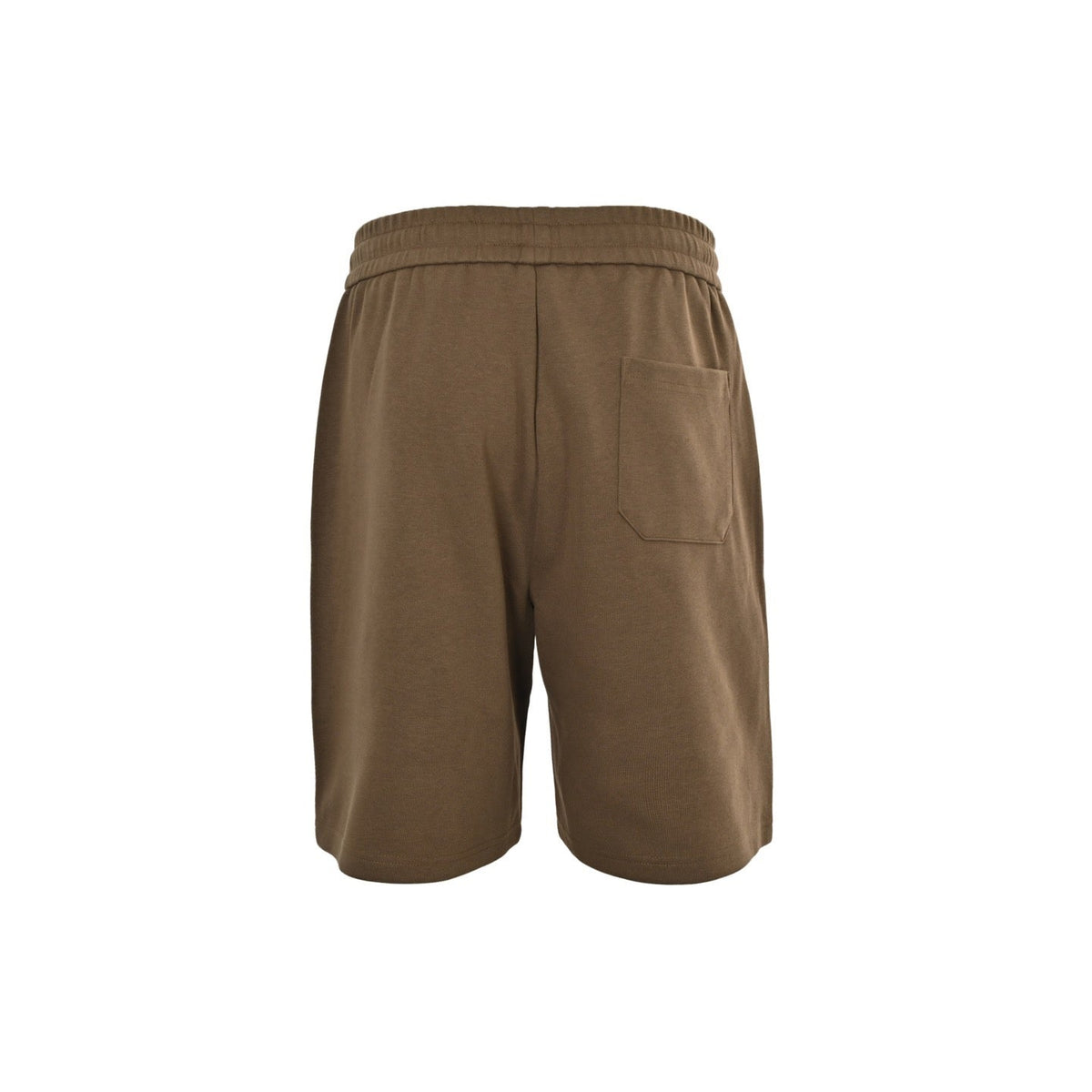 Brown Jersey Motif Drawstring - Men's