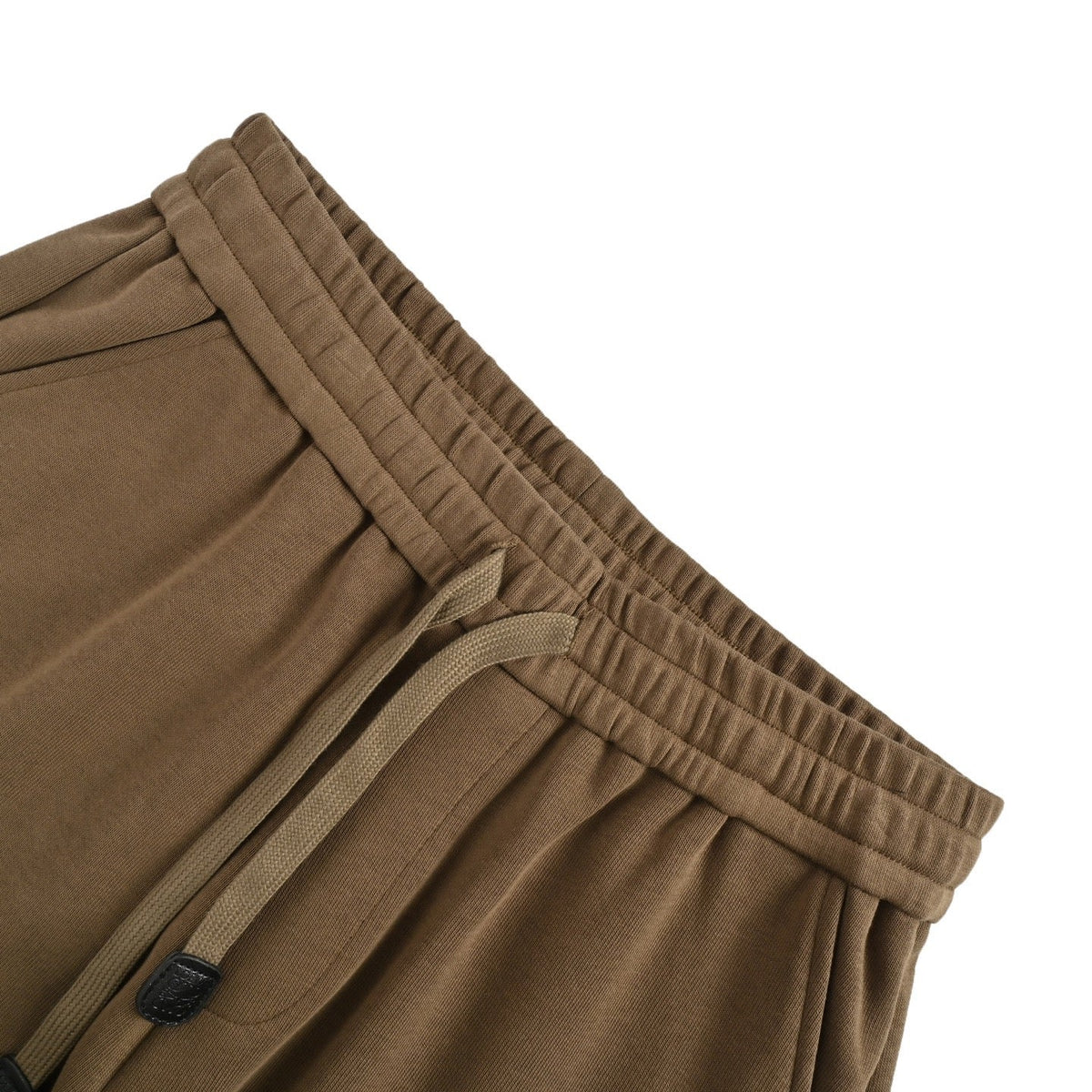 Brown Jersey Motif Drawstring - Men's