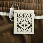 Brown Jersey Motif Drawstring - Men's