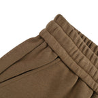 Brown Jersey Motif Drawstring - Men's