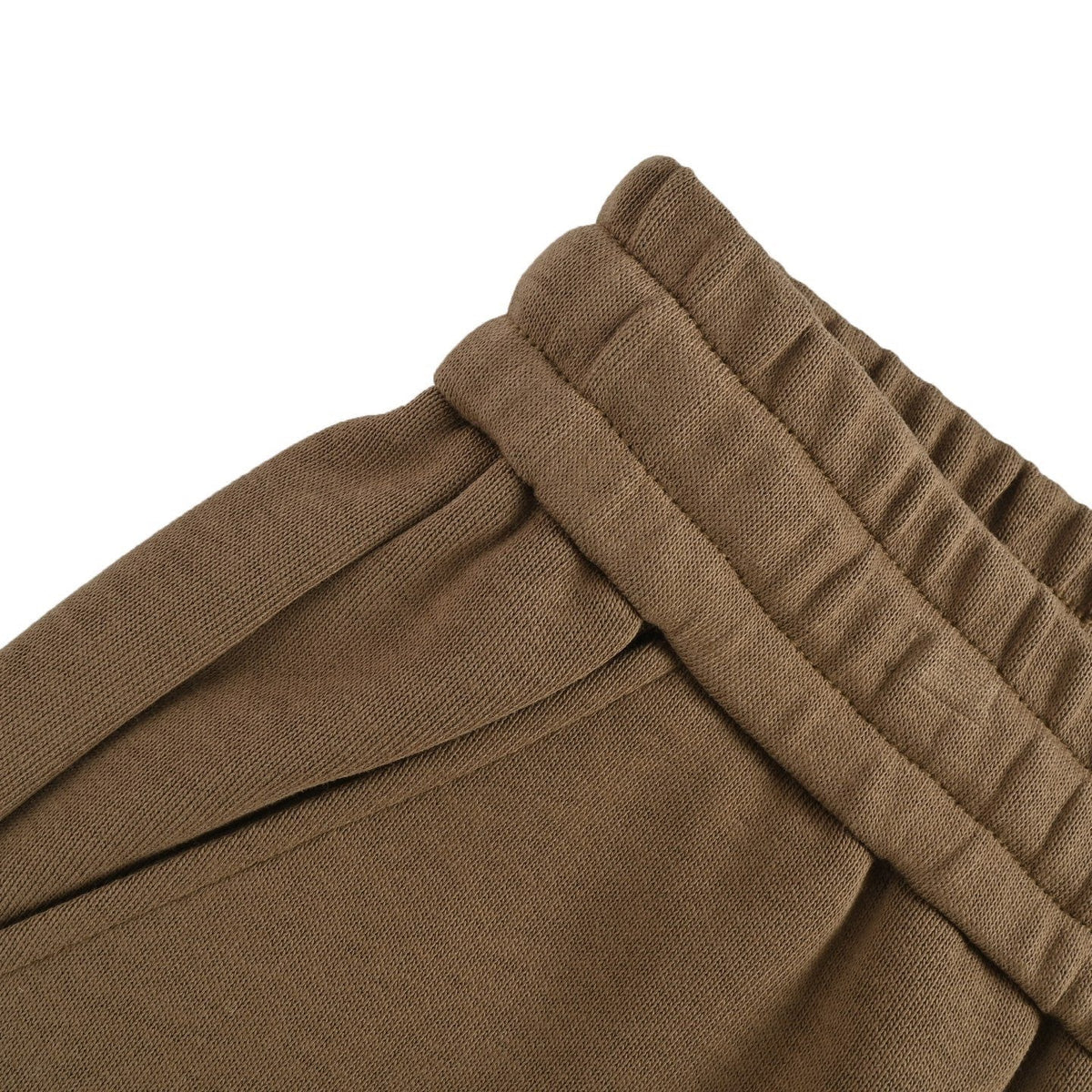Brown Jersey Motif Drawstring - Men's
