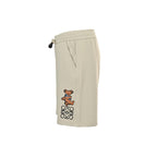 Brown Jersey Motif Drawstring - Men's