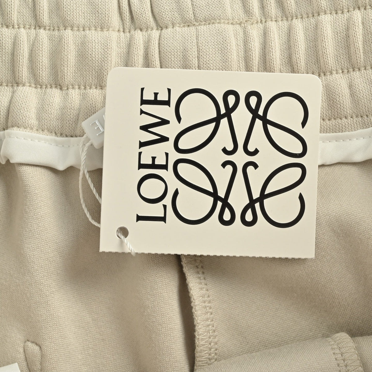 Brown Jersey Motif Drawstring - Men's