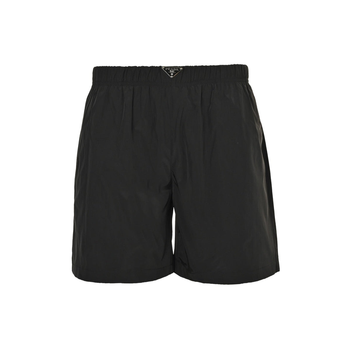 Black Nylon Plain Swim - Men's