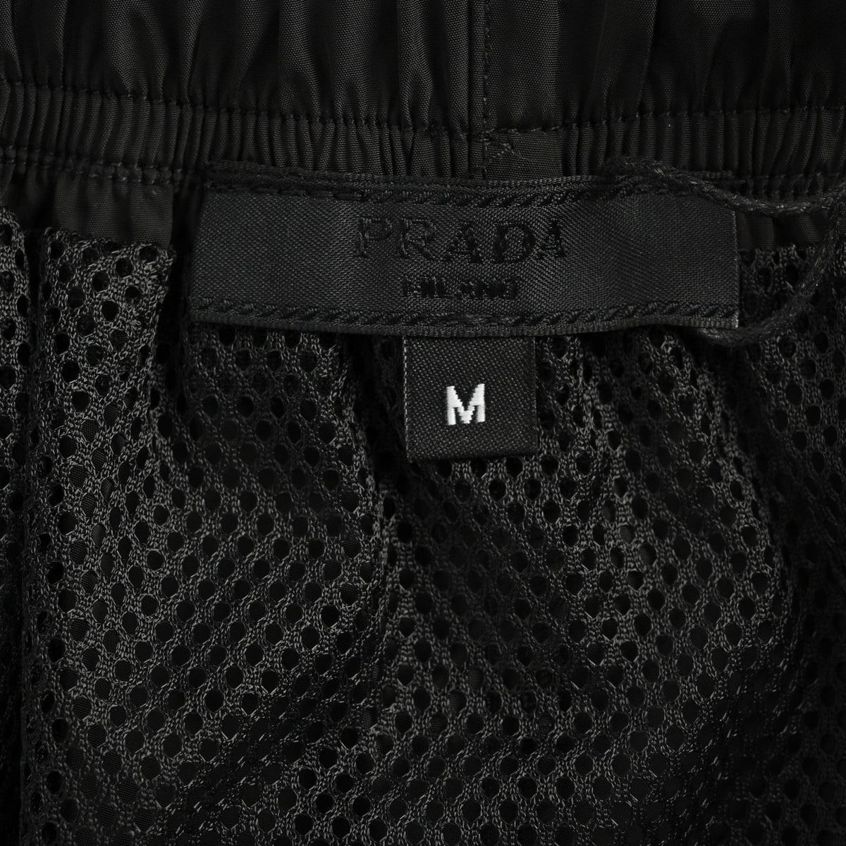 Black Nylon Plain Swim - Men's