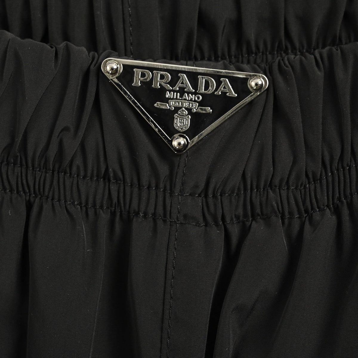 Black Nylon Plain Swim - Men's