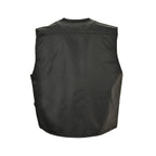 Black Nylon Multi-Pocket Utility Gilet - Men's