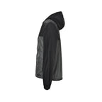 Black Nylon Colourblock Hooded - Men's