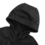 Black Nylon Colourblock Hooded - Men's