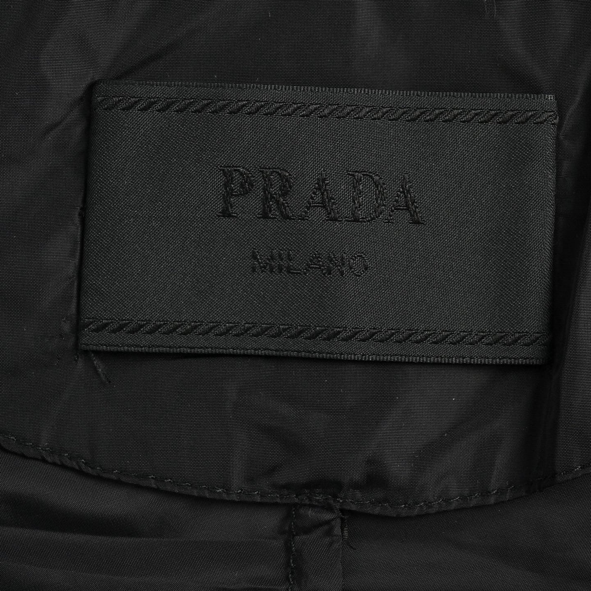 Black Nylon Colourblock Hooded - Men's